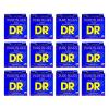DR Strings PHR-11 PURE BLUES Pure Nickel Electric Guitar Strings 12-Pack