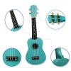 21 inch Colorful Basswood Ukulele 4 Strings 12 Fret Rosewood Fretboard Uke Hawaiian Guitar Musical Instrument For Beginners Or Kids with Bag #5 small image