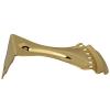 Yibuy 6 String Gold Zinc Alloy Dobro Style Acoustic Guitar Bent Tailpiece #3 small image