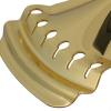 Yibuy 6 String Gold Zinc Alloy Dobro Style Acoustic Guitar Bent Tailpiece #4 small image