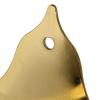 Yibuy 6 String Gold Zinc Alloy Dobro Style Acoustic Guitar Bent Tailpiece #5 small image