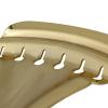 Yibuy 6 String Gold Zinc Alloy Dobro Style Acoustic Guitar Bent Tailpiece