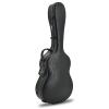 Crossrock CRF1000CBKL Fiberglass Classical Guitar Case Hardshell- Backpack Style for 4/4 Full Size in Black Leather #1 small image