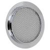 Yibuy Chrome Alloy Sound Hole Cover Speaker Grille 6cm Dia for Resonator Dobro Guitar #2 small image