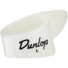 Dunlop 9013R White Plastic Thumbpicks, Left Handed, Large, 12/Bag