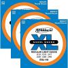 3 Sets - D'Addario EXL110 Nickel Wound Electric Guitar Strings, Light Gauge