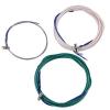 Yibuy Multicolour Steel Wire and Nylon 1-21 Strings for Chinese Guzheng Instruments Parts Pack of 21