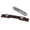 Yibuy Chrome 15mm Height 6 String Rosewood Archtop Jazz Guitar Tunomatic Bridge Guitar Parts #1 small image