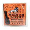 Twin Pack of Bray Medium Light Bronze Wound Acoustic Guitar Strings (12 - 52) Perfect For Gibson, Ibanez, Tanglewood, Yamaha &amp; Fender Acoustic Guitars - Includes Vinyl Sticker #1 small image