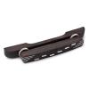 ROSENICE Guitar Bridge Rosewood Floating For 6 String Archtop with Chrome Accessories