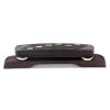 ROSENICE Guitar Bridge Rosewood Floating For 6 String Archtop with Chrome Accessories #7 small image
