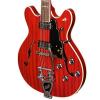 Guild Starfire V w/ GVT CHR Semi-Hollow Body Electric Guitar, Cherry Red, with Guild Hard Case, ChromaCast Electric Strings, Cable, Strap, Picks, Stand and Polish Cloth #7 small image