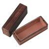 Yibuy Rosewood Sealed Pickup Cover Sets N/B for 4 String Guitar Bass Set of 2 #2 small image