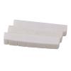 Yibuy 43x6x7.5mm White Cattle Bone Slotted Nuts for 6 String Electric Guitar Set of 60