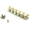 Kluson Guitar Tuning Machines - 6 on a plate - Right Side - Nickel - SD91PLN-R