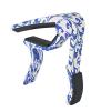 MUSE Quick Change Guitar Capo Easy Use for Electric and Acoustic Guitars (Blue and White Porcelain) #1 small image