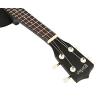 Soprano Ukulele Starter Kit - 21&quot; EVERJOYS Music Collection #1 Sell w/ FREE Gig Bag Songbook Tuner Pick Spare String and Microfiber Polishing Cloth Quality Blackwood for Fingerboard and Bridge (Black)