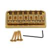Yibuy 83x40x12mm Golden 7 String Fixed Electric Guitar Bridge &amp; Wrench &amp; Screws #1 small image