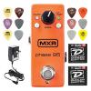 MXR M290 Phase 95 Mini Phaser Pedal w/ 12 Pack Picks and Strings