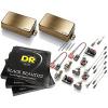 EMG-85 &amp; 81 Brushed Gold Active Humbucker Pickup Bundle with 3 sets DR Strings Black Beauties 12-52 #1 small image