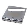 Yibuy 97x80mm Chrome Metal 6 String Bridge for Electric Guitar Set of 5 #2 small image