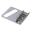 Yibuy 97x80mm Chrome Metal 6 String Bridge for Electric Guitar Set of 5 #3 small image