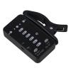 Yibuy Black Plastic Digital Guitar Tuner Mini Clip-on Electronic Tuner with LED Light #1 small image