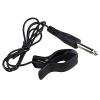 Yibuy 6mm Piezo Pickup Clips Contact Microphone for Violin Guitar BK use