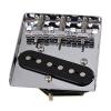 Yibuy White Prewired Guitar Pickguard Bridge Control Single Coil Pickup Accessory Set #5 small image