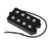 Kmise Black 4 String Bass Humbucker Double Coil Pickup for Bass Guitar Coil Tap #4 small image