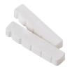 Yibuy 45mm x 6mm x 9/8mm Cattle Bone Slotted Nut for 5 Strings Bass Guitar Set of 2 #3 small image