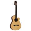 Giannini GCPP CEQ B BAND Acoustic-Electric Guitar Handcrafted Cutaway Nylon with AT3X Pre-Amp, Solid Red Cedar Top