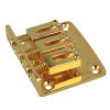 Yibuy Golden Adjustable Bridge Tailpiece for 3 String Cigar Box Electric Guitar Set of 10 #3 small image