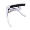 ROCKET Guitar Capo Design For Guitar Bass Banjo Mandolin - Made of Ultralight Zinc Alloy For 6 or 12 String Instruments (silver) #1 small image