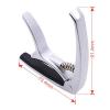 ROCKET Guitar Capo Design For Guitar Bass Banjo Mandolin - Made of Ultralight Zinc Alloy For 6 or 12 String Instruments (silver) #2 small image