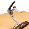 ROCKET Guitar Capo Design For Guitar Bass Banjo Mandolin - Made of Ultralight Zinc Alloy For 6 or 12 String Instruments (silver) #5 small image