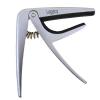 Legacy LC-01 Guitar Capo Trigger Style, Quick Release Clamp for 6 String Acoustic, Classical or Electric Guitars - Silver