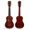 Zimo Professional 21&quot; Acoustic Soprano Ukulele Musical Instrument Coffee High Quality #1 small image