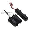 Yibuy Plastic PB Bass Pickup &amp; JB Bass Bridge Pickup with 2 Cable for 4 String Bass #2 small image
