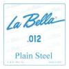 La Bella 12 Plain Steel