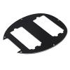 Yibuy Black Humbucker Hole Pickguard Plate for 5 String Electric Bass #3 small image