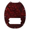 Yibuy Faux Red TORTOISE SHELL 3PLY 9 Hole Pickguard For 4 String Electric Bass #1 small image