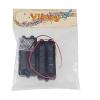 Yibuy Black Color Ceramic Magnet Open Noiseless Double Coil M003 5-String Bass Pickup Set of 2