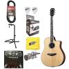 Breedlove Stage Dreadnought Solid Spruce Top A/E Guitar w/Strings, Tuner &amp; More #1 small image
