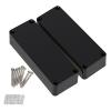 Yibuy Black Color Ceramic Magnet Noiseless Single Coil 2P 5-String Bass Pickup Pack of 2 #1 small image
