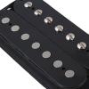 Yibuy Black Double Coil 7 String Bridge Neck Electric Guitar Humbucker Pickups Sets #5 small image