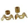 Yibuy Gold Guitar String Retainer with Screw &amp; Spacer for Electric Guitar Set #2 small image