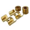 Yibuy Gold Guitar String Retainer with Screw &amp; Spacer for Electric Guitar Set #3 small image