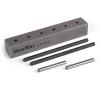StewMac Guitar Tuner Drill Jig, 6-in-line with 1/4&quot; Diameter Pegholes