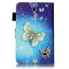 Galaxy Tab 4 7.0 Case, T230 Case, Firefish [Card Slots] Kickstand Synthetic Leather Wallet Case Magnetic Clip Scratch Proof Cover for Samsung Galaxy Tab 4 7.0 inch T230/T231/T235 -Golden Butterfly #2 small image